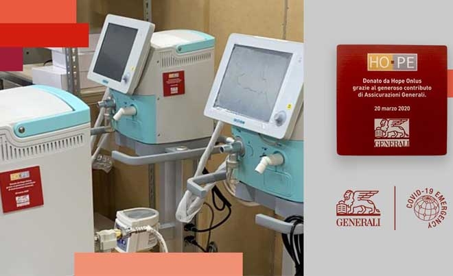 Generali Delivers The First Ventilators To Hospitals In Lombardy