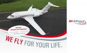 New Challenger 604: a star for long range air ambulance.