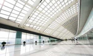 Hall of Beijing T3 airport station.